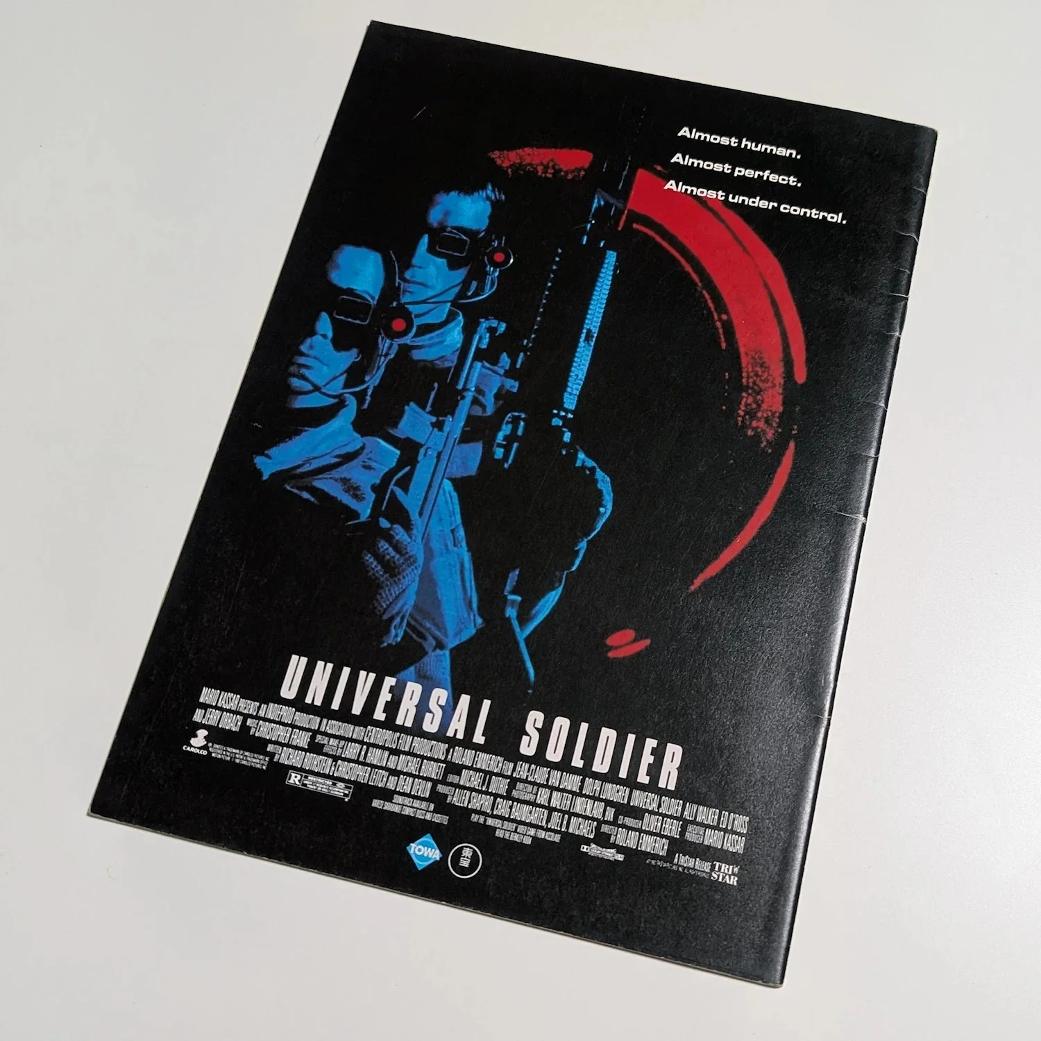 UNIVERSAL SOLIDER (1992) Vintage Japanese Movie Programme! Van Damme, Lundgren, image 2