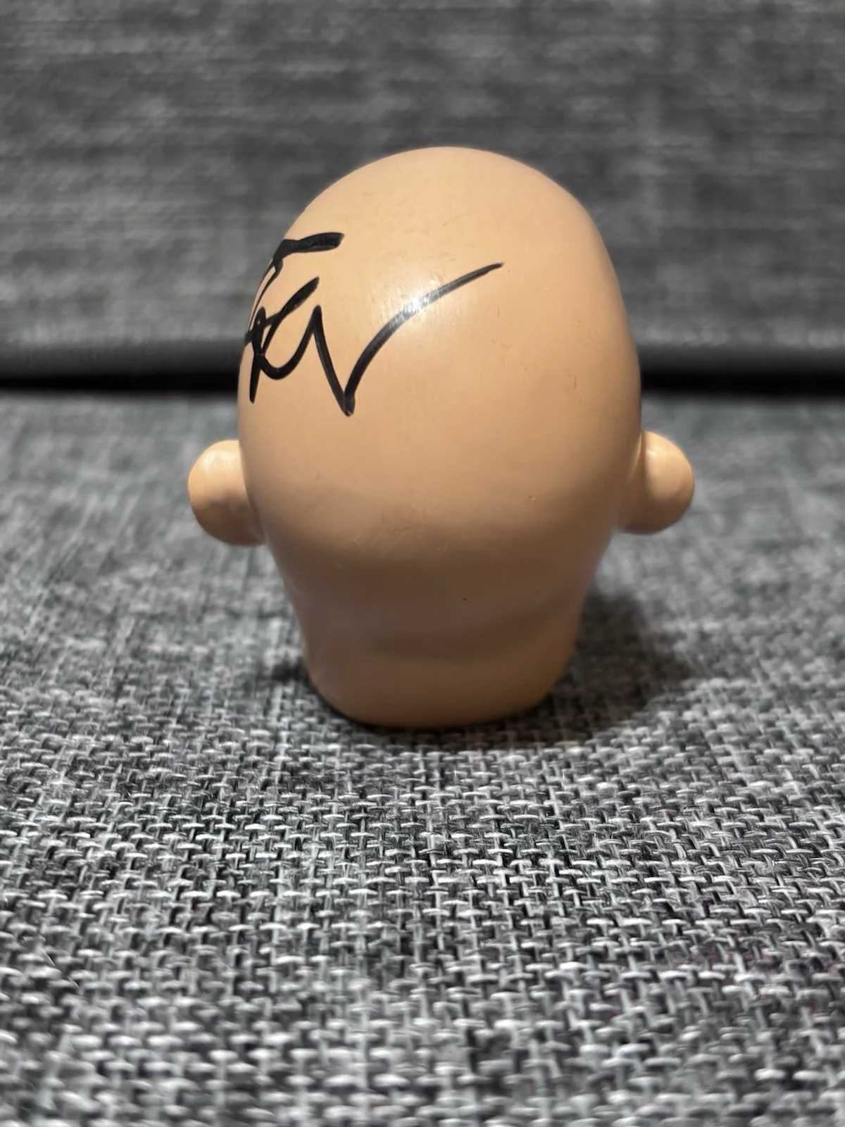 Scott Ian Anthrax Signed Autographed Bobble head **HEAD ONLY** size 2x2, image 4
