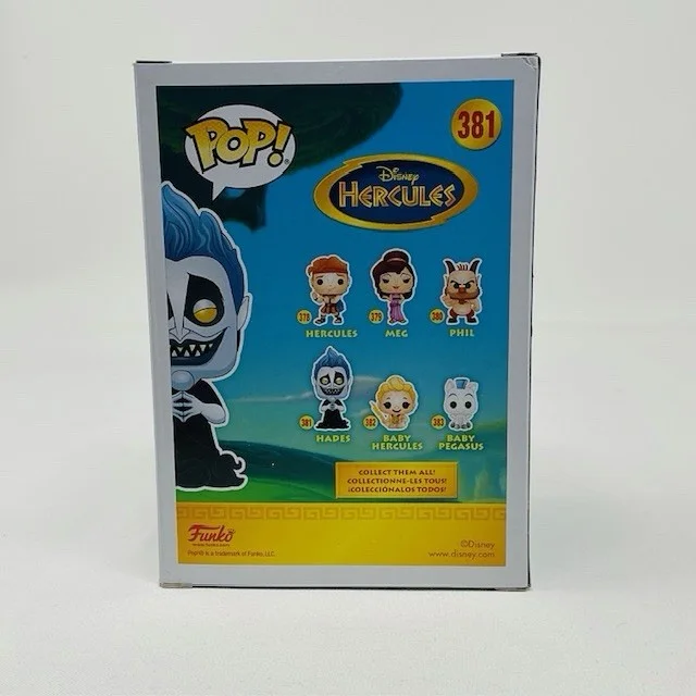 Rob Paulsen Autographed Disney’s Hades Glow Chase Limited Edition Funko Pop OC, image 4