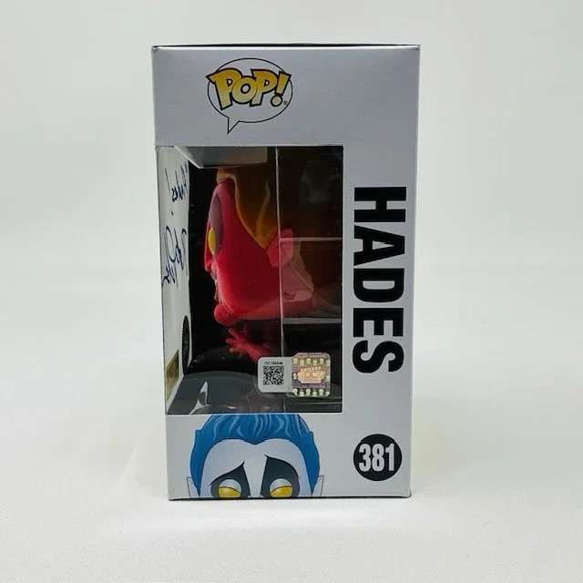 Rob Paulsen Autographed Disney’s Hades Glow Chase Limited Edition Funko Pop OC, image 5