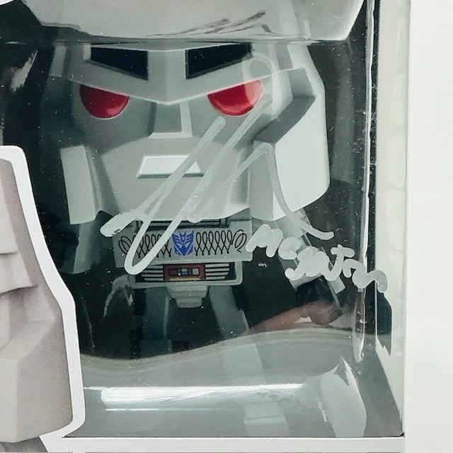 Jason Marnocha Autographed Transformers 40 Years Megatron Funko Pop #132 OC, image 2