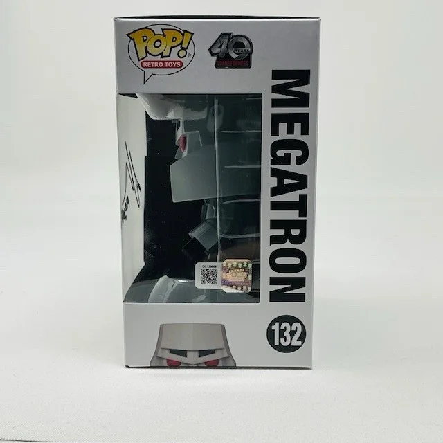 Jason Marnocha Autographed Transformers 40 Years Megatron Funko Pop #132 OC, image 5