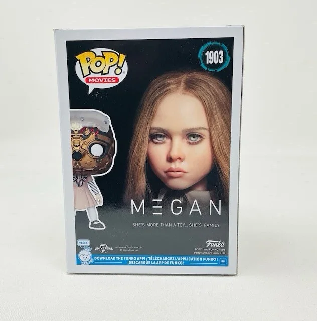 Amie Donald Autographed Horror Movie MEGAN M3GAN Funko Pop #1903 OC Marketing, изображение 4