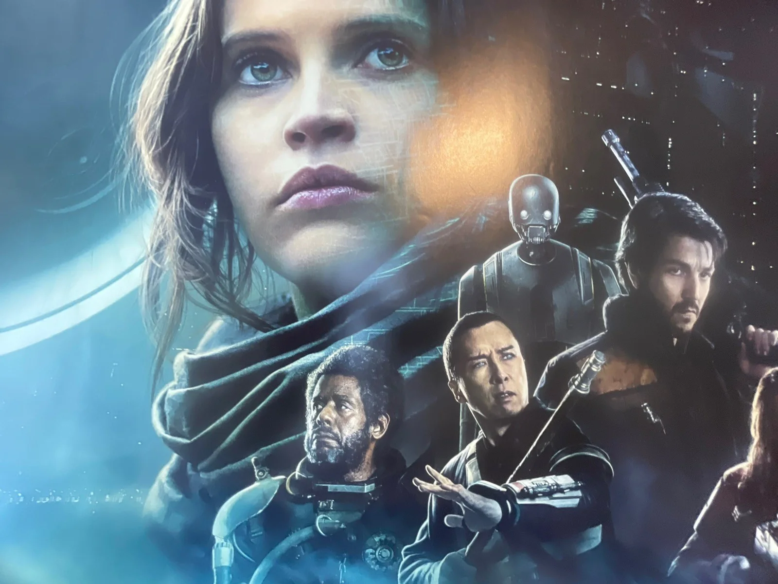 ROGUE ONE ORIGINAL QUAD POSTER 2016 DoubleSIDED STAR WARS UK MOVIE CINEMA POSTER, изображение 2