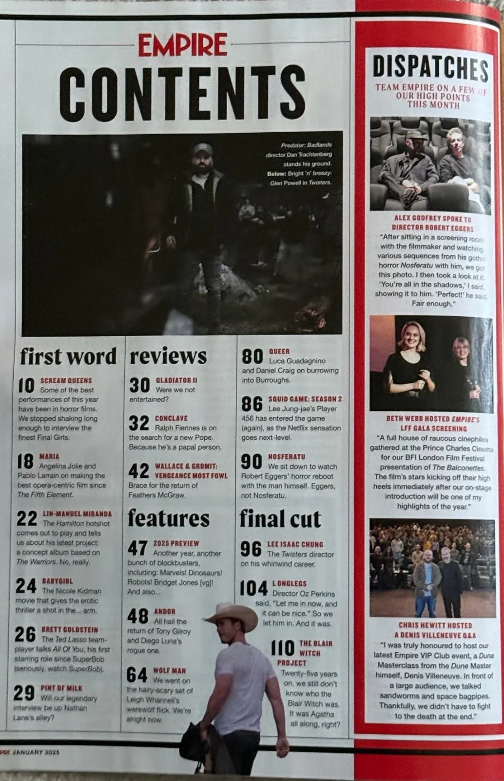 EMPIRE MAGAZINE X 10 - SUBSCRIBER COVER - JAN-DEC 2025 - SEE DESCRIPTION, image 2