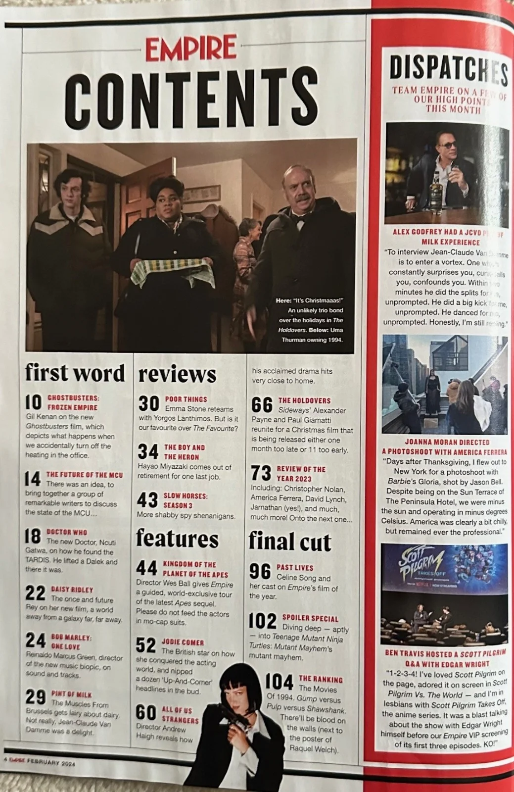 EMPIRE MAGAZINE X 10 - SUBSCRIBER COVER - JAN-DEC 2024 - SEE DESCRIPTION, image 4
