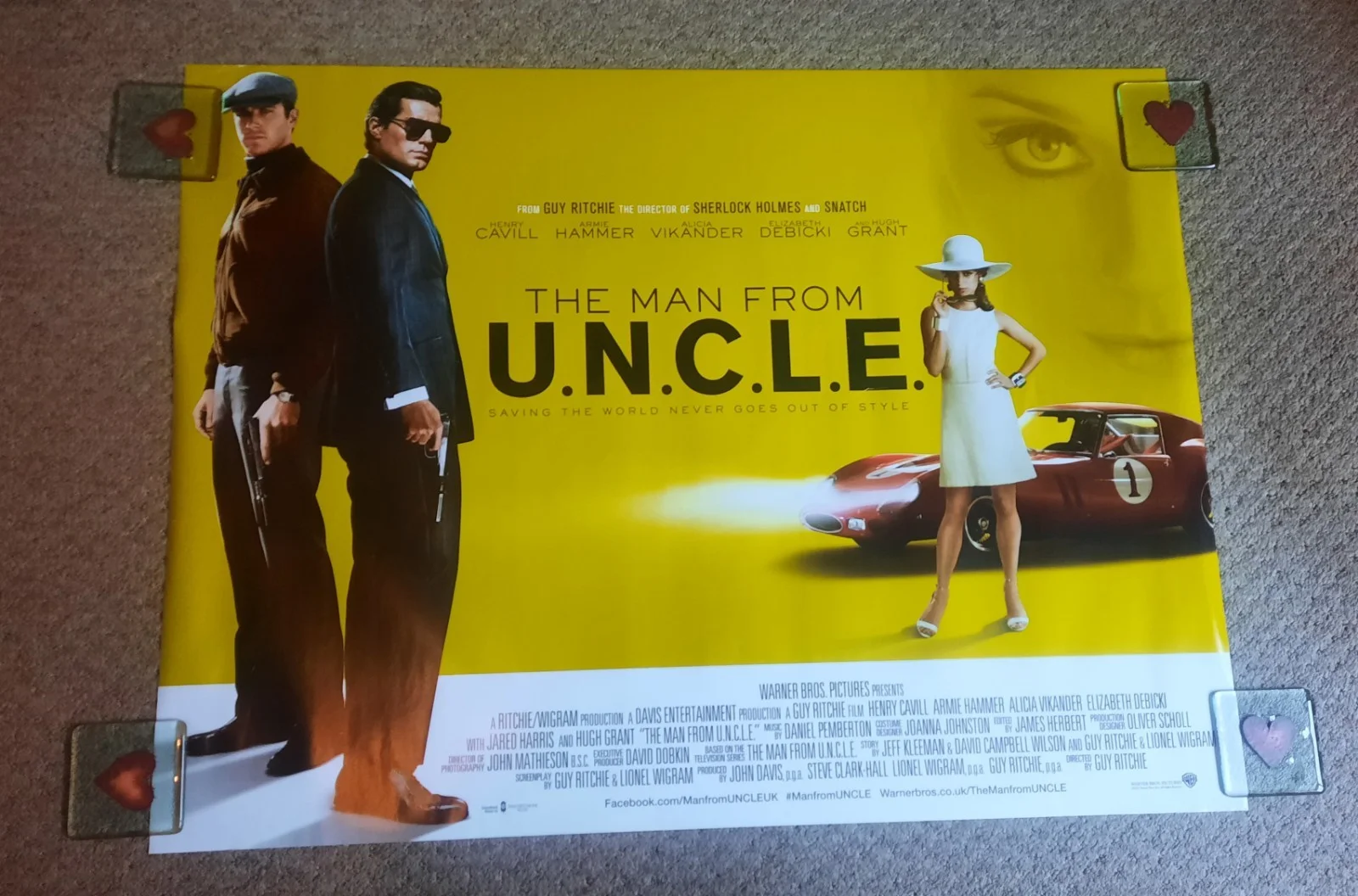 The Man From Uncle Original Quad Poster 30x40 Inches, image 2