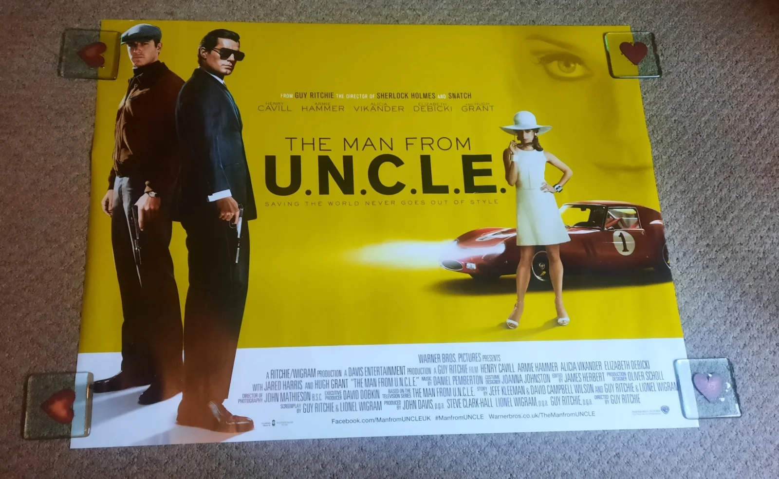 The Man From Uncle Original Quad Poster 30x40 Inches, image 3
