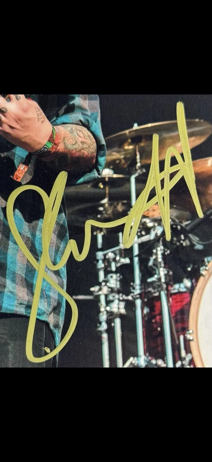 SEETHER Frontman Lead Singer Shaun Morgan Signed Autographed Photo, image 2
