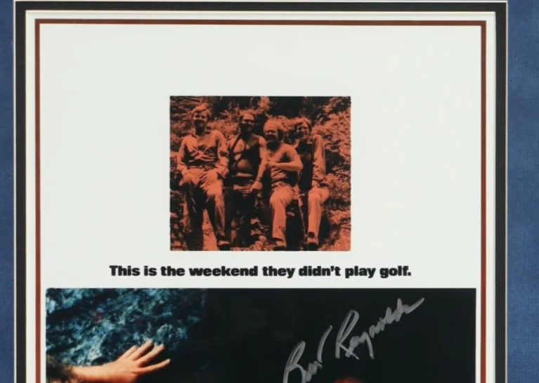 Burt Reynolds Signed "Deliverance" Custom Framed 19"x22" Photo Display (Steiner), image 3