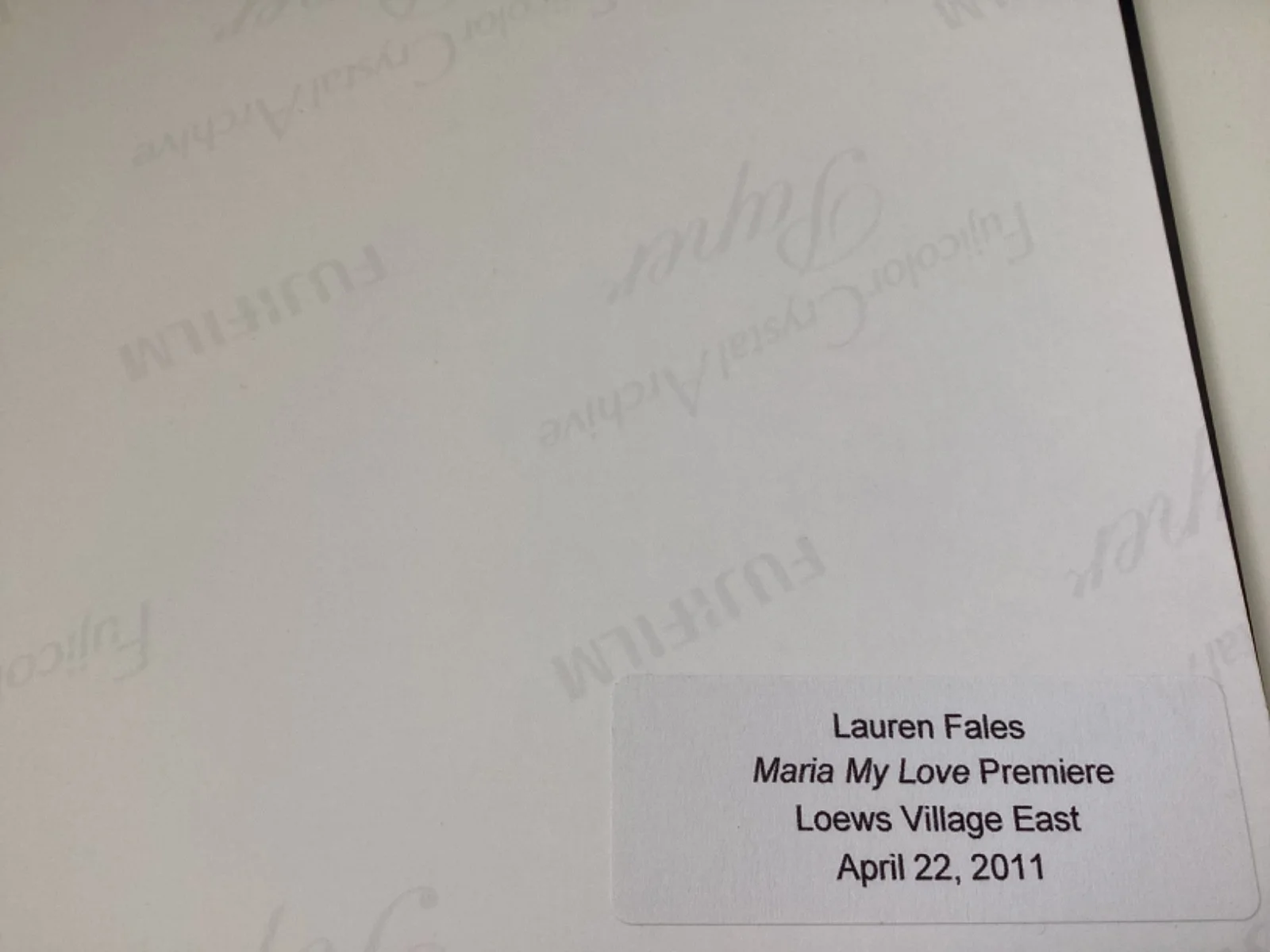 Lauren Fales 10x8 Hand Signed Photo With Company Registered COA.., изображение 2