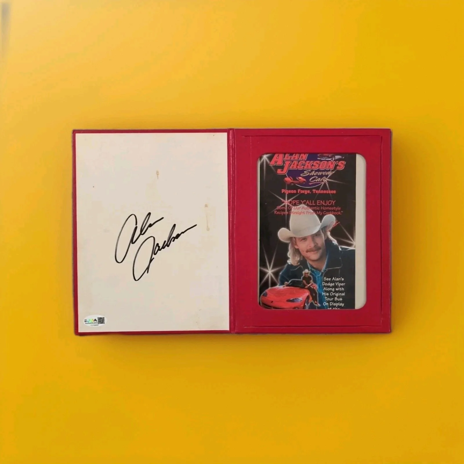 Alan Jackson Signed Autographed Rare Event Photo Book PSA COA AUTHENTICATED, image 2
