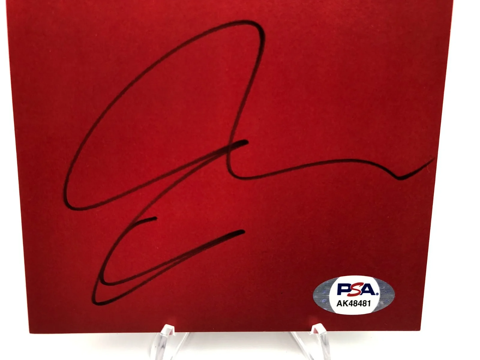 ED SHEERAN PSA AUTO CD "EQUALS" INSERT Artist Signed PSA AUTHENTIC COA STICKER, image 2