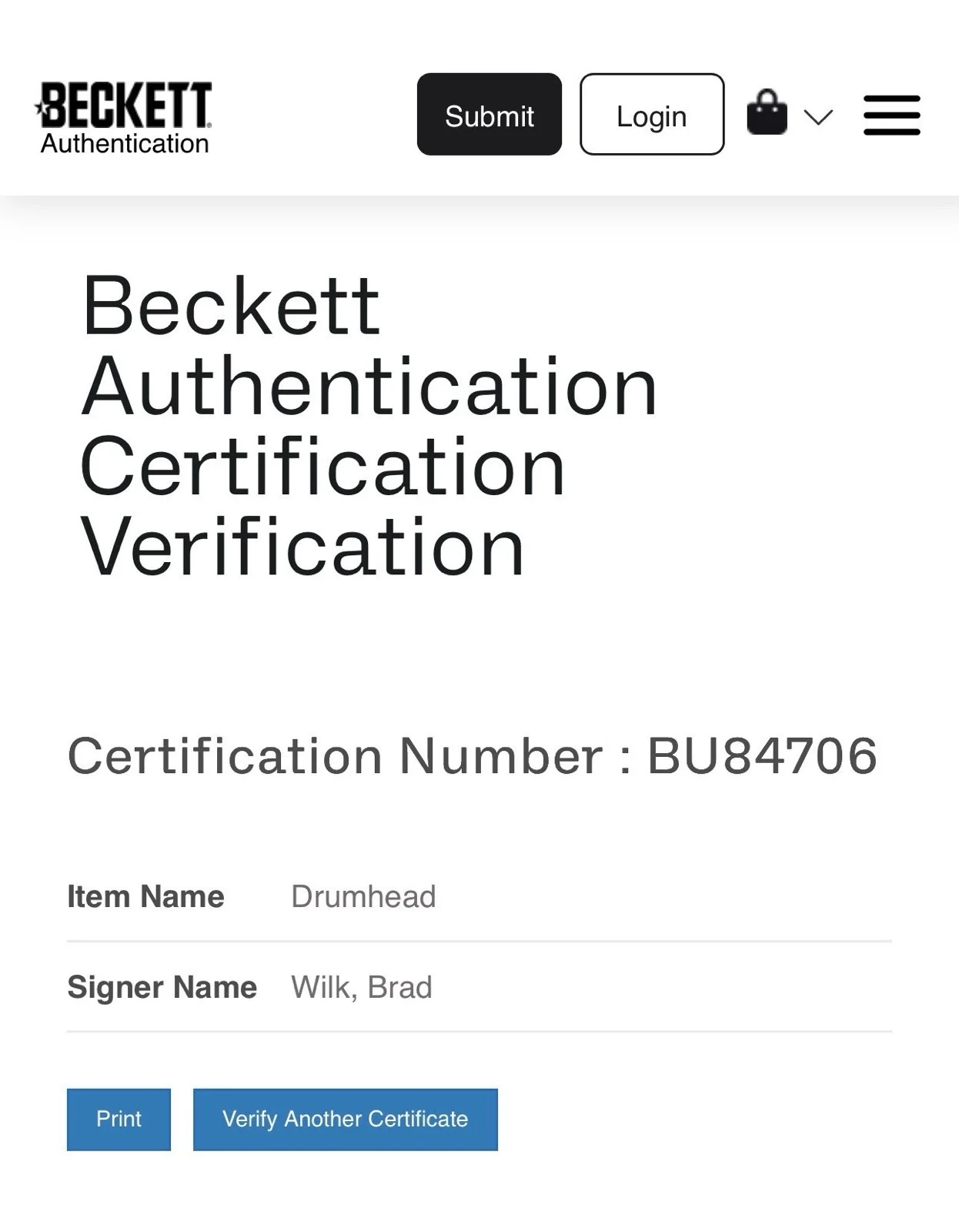 Brad Wilk Rage Against the Machine Autograph Signed Transparent Drumhead Beckett, image 4