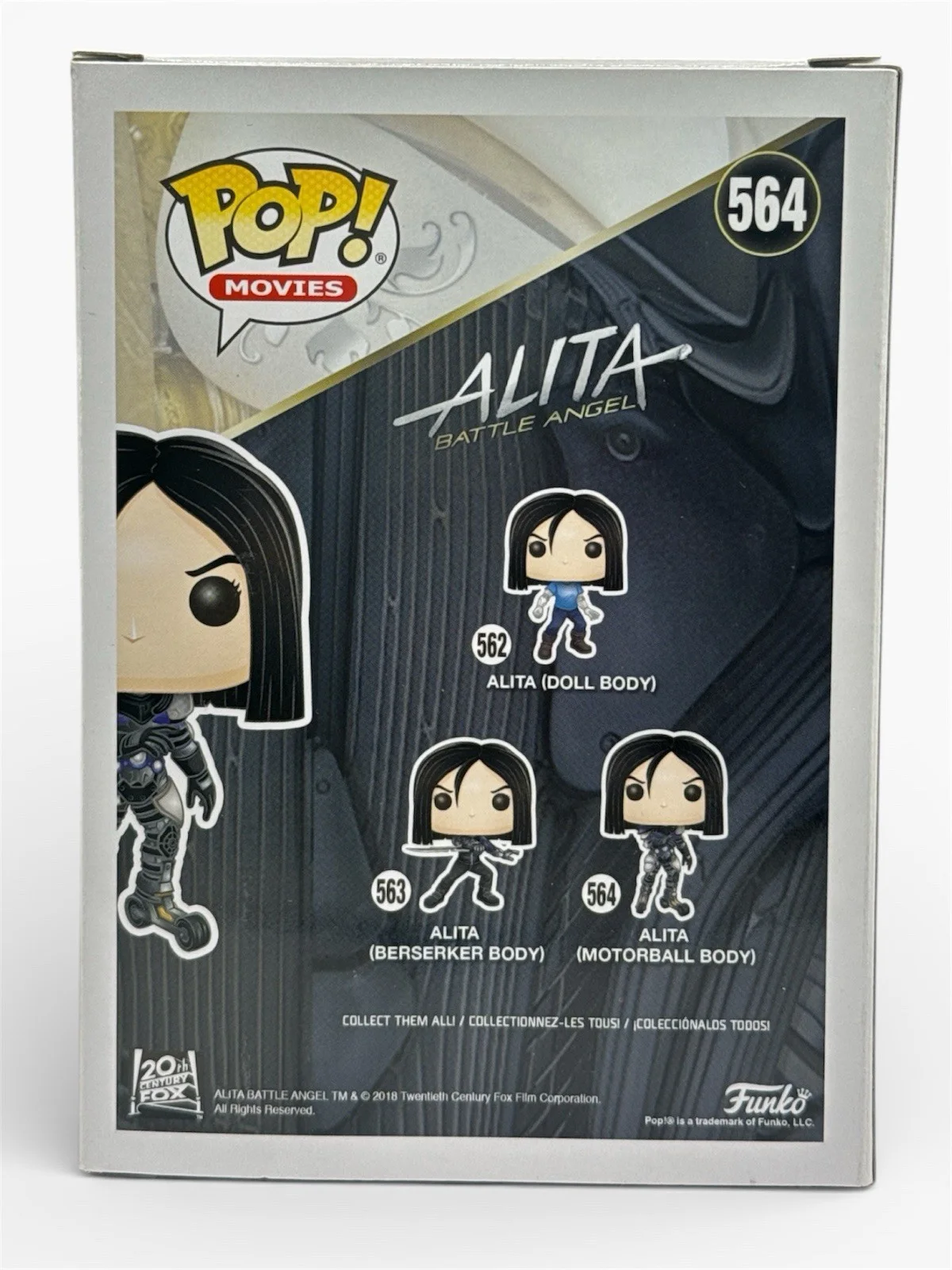 Rosa Salazar — Rosa Salazar Autograph Signed Alita (Motorball Body) Funko Pop with Beckett COA, изображение 3