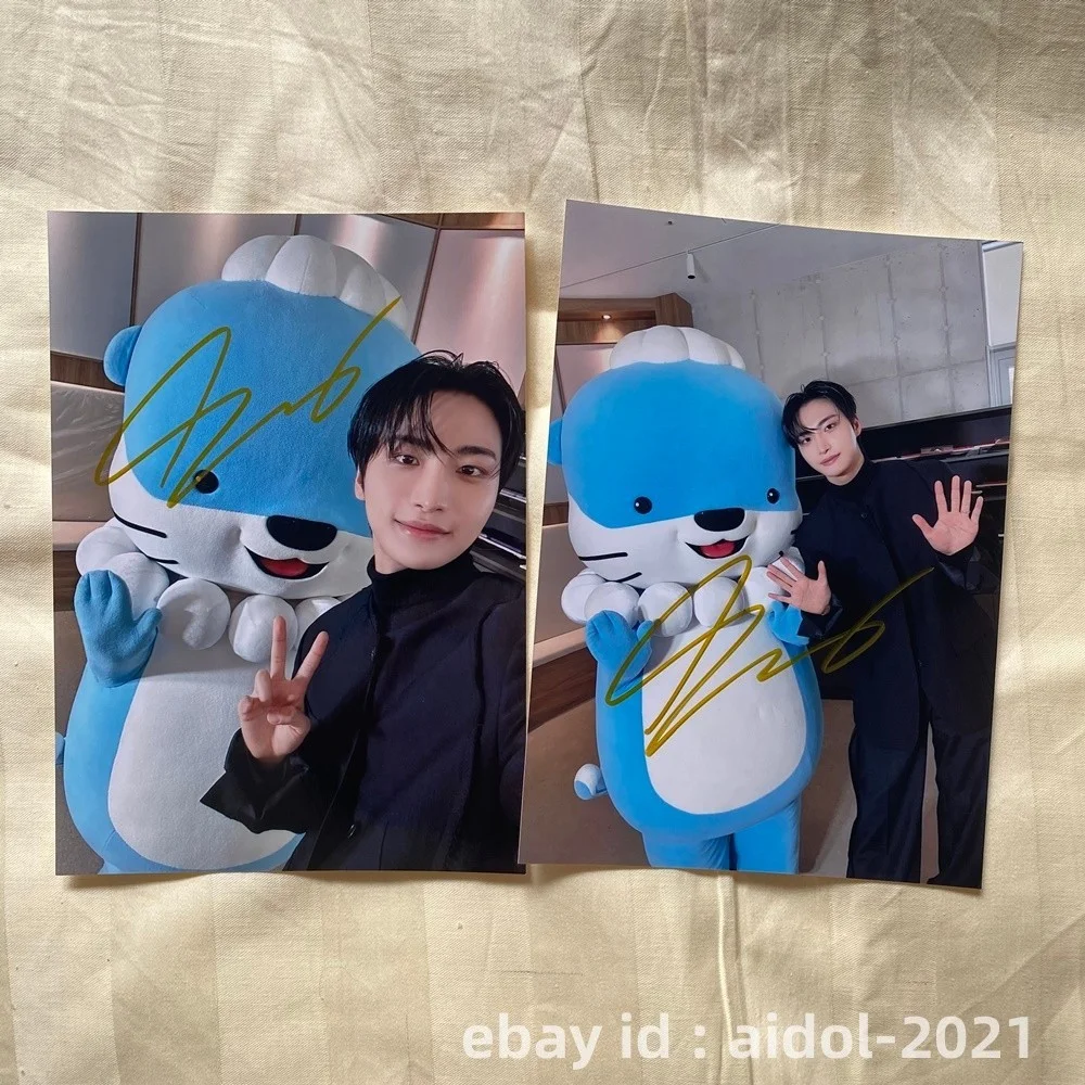 ATEEZ ateez Seonghwa Autographed Signed Photo 5*7 K-POP Collection Gifts 2025, изображение 2
