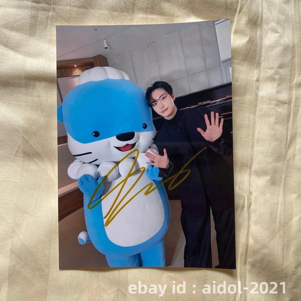 ATEEZ ateez Seonghwa Autographed Signed Photo 5*7 K-POP Collection Gifts 2025, изображение 3