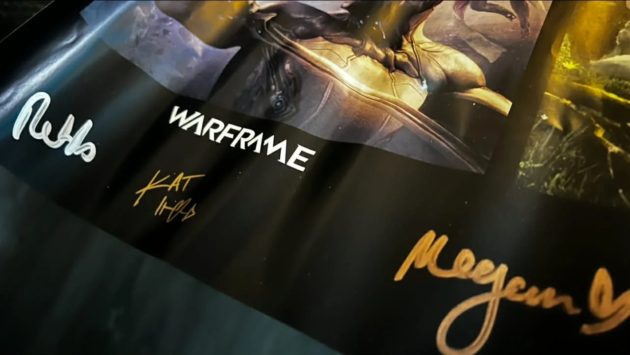warframe Developers Signed Poster from tennocon VIP 2025, изображение 2