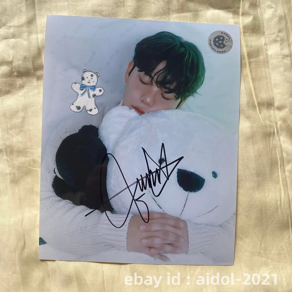 ATEEZ ateez Autographed Group Photo Poster 8*10 K-POP Collection Gifts 2025, image 4