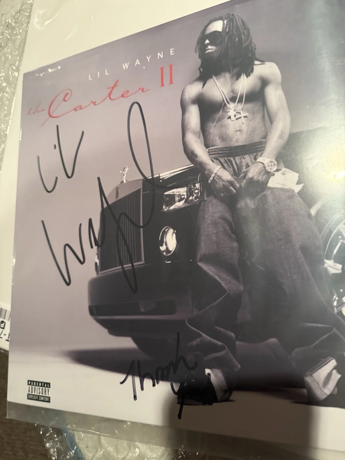 Lil Wayne Signed “Tha Carter II” Vinyl (PSA), image 2