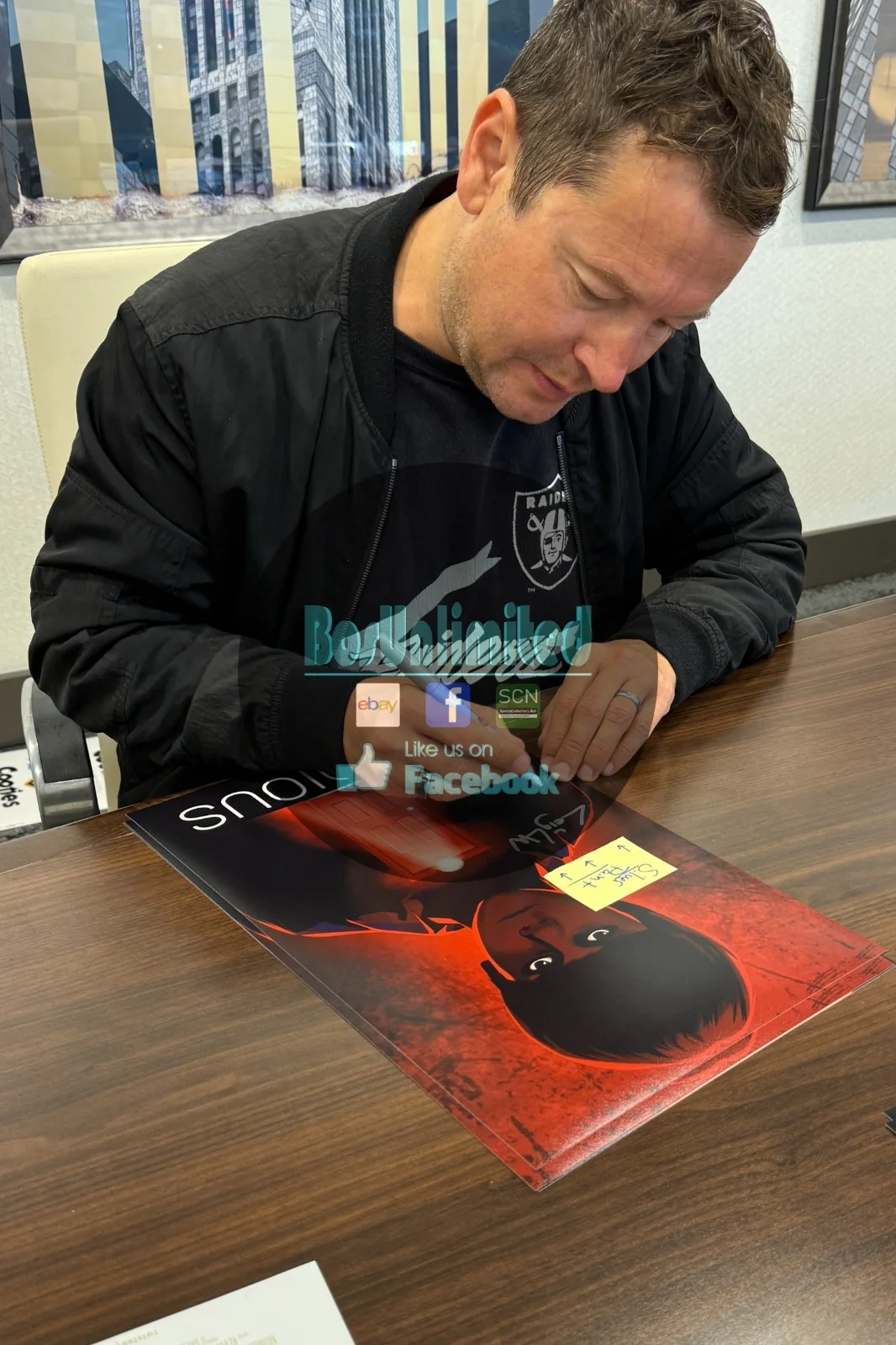 Leigh Whannell — Leigh Whannell SIGNED 11x17 Dead Silence Photo Horror Movie EXACT PROOF A., image 3