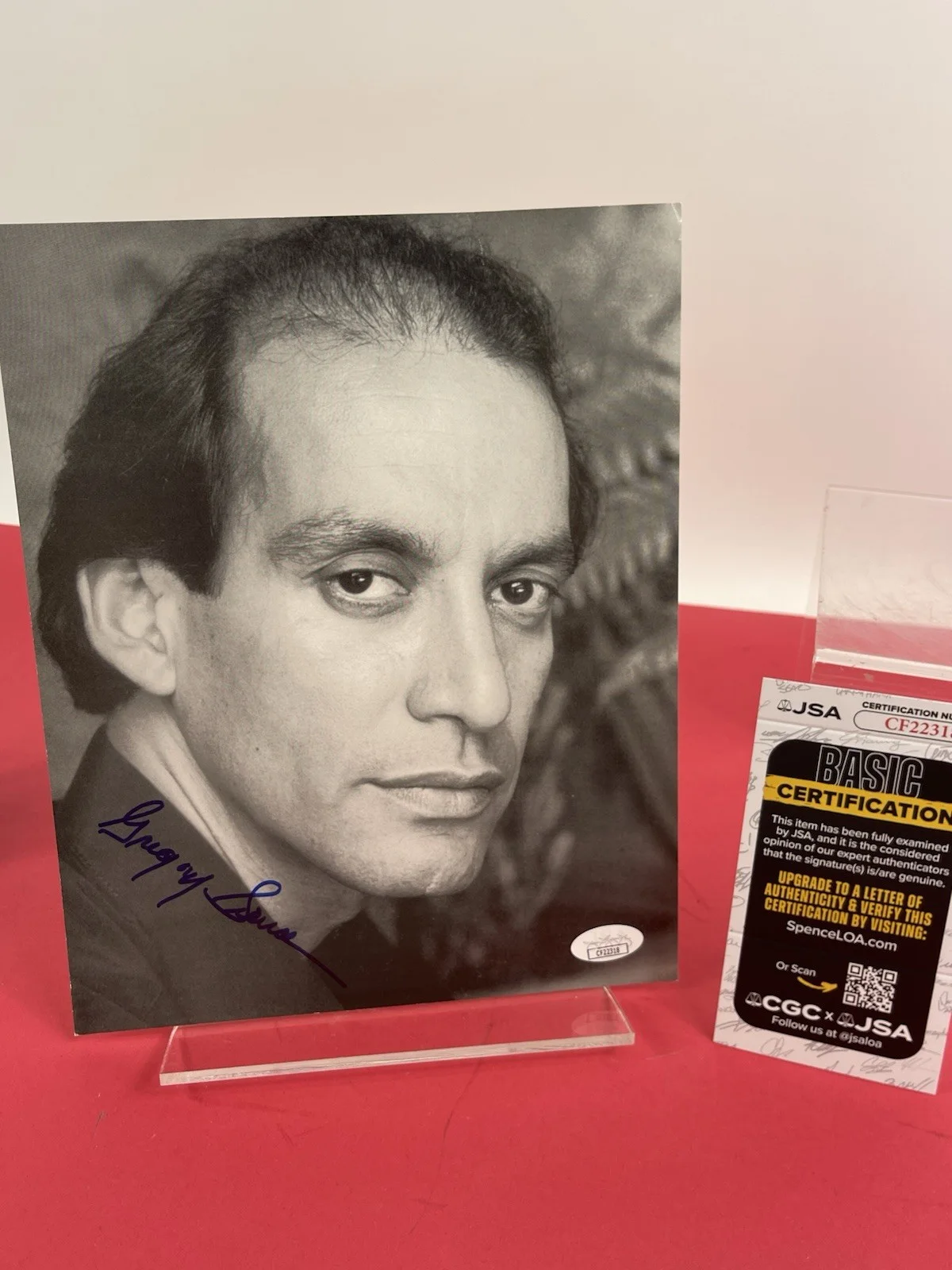 Gregory Sierra — Gregory Sierra (RIP 2021) Hand Signed 8x10 JSA Certified (#4)