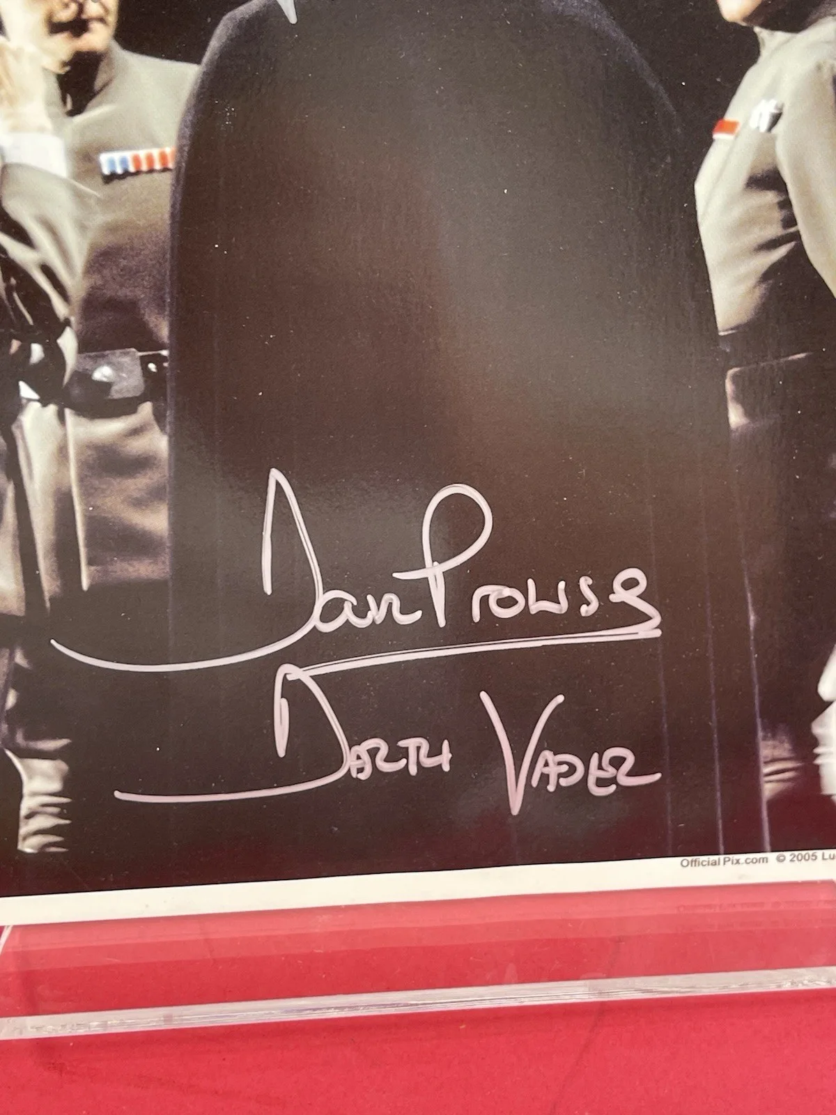 David Prowse & Richard LeParamentier Signed 8x10 JSA Cert SWC III Official Pix, изображение 4