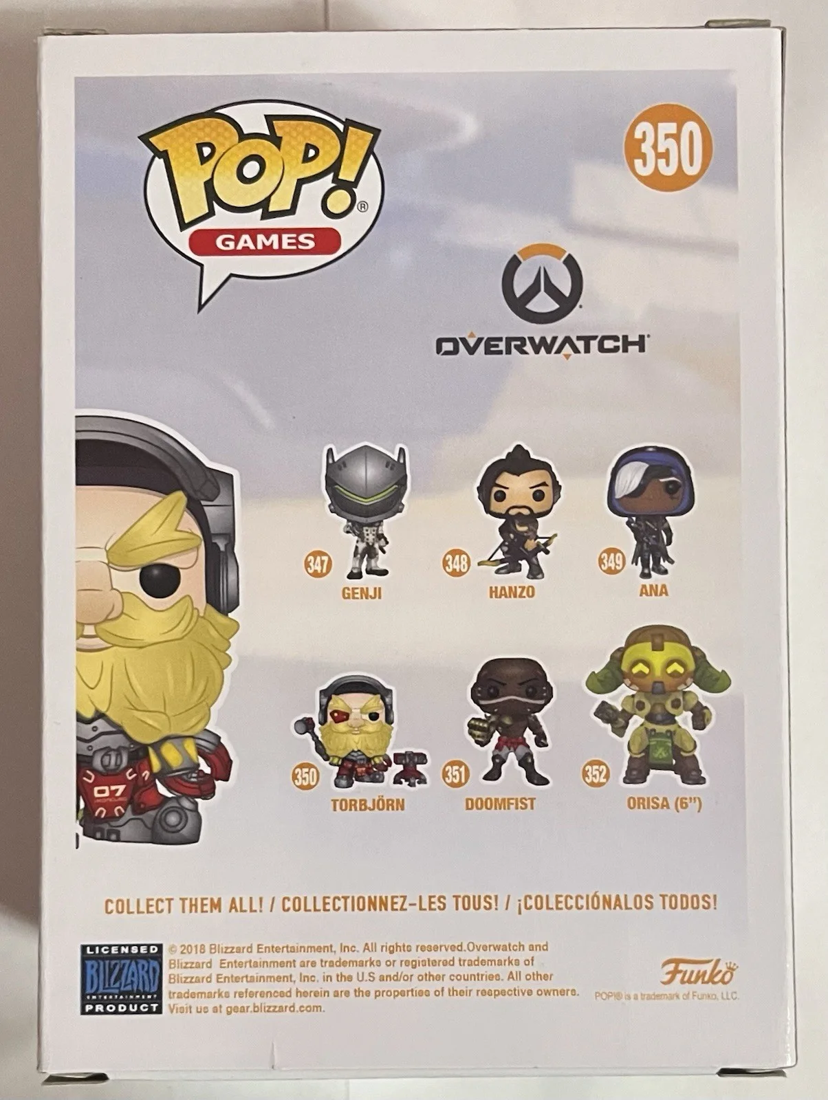 Keith Silverstein — Overwatch Torbjorn 2018 Funko Pop 350 Signed by Keith Silverstein With Quote., изображение 5