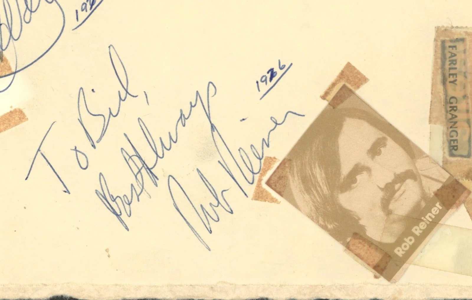 Rob Reiner, Chad Everett, and Farley Granger Autographs - 1976, image 2
