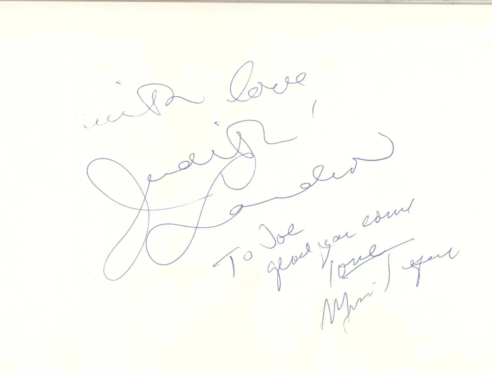 Jacques Brel is Alive and Well and Living in Paris - Program Signed by Three, image 2