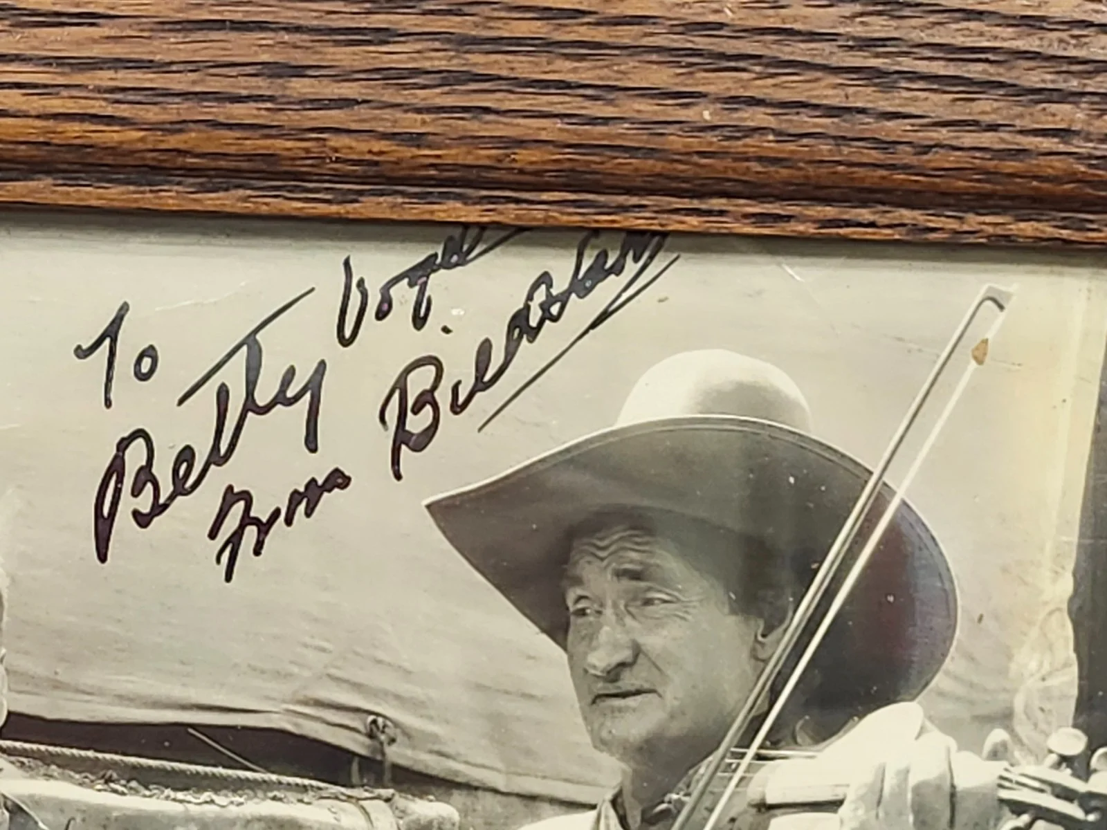 William Hart — Vintage Authentic Signed Bill Heart Framed Photograph, image 2