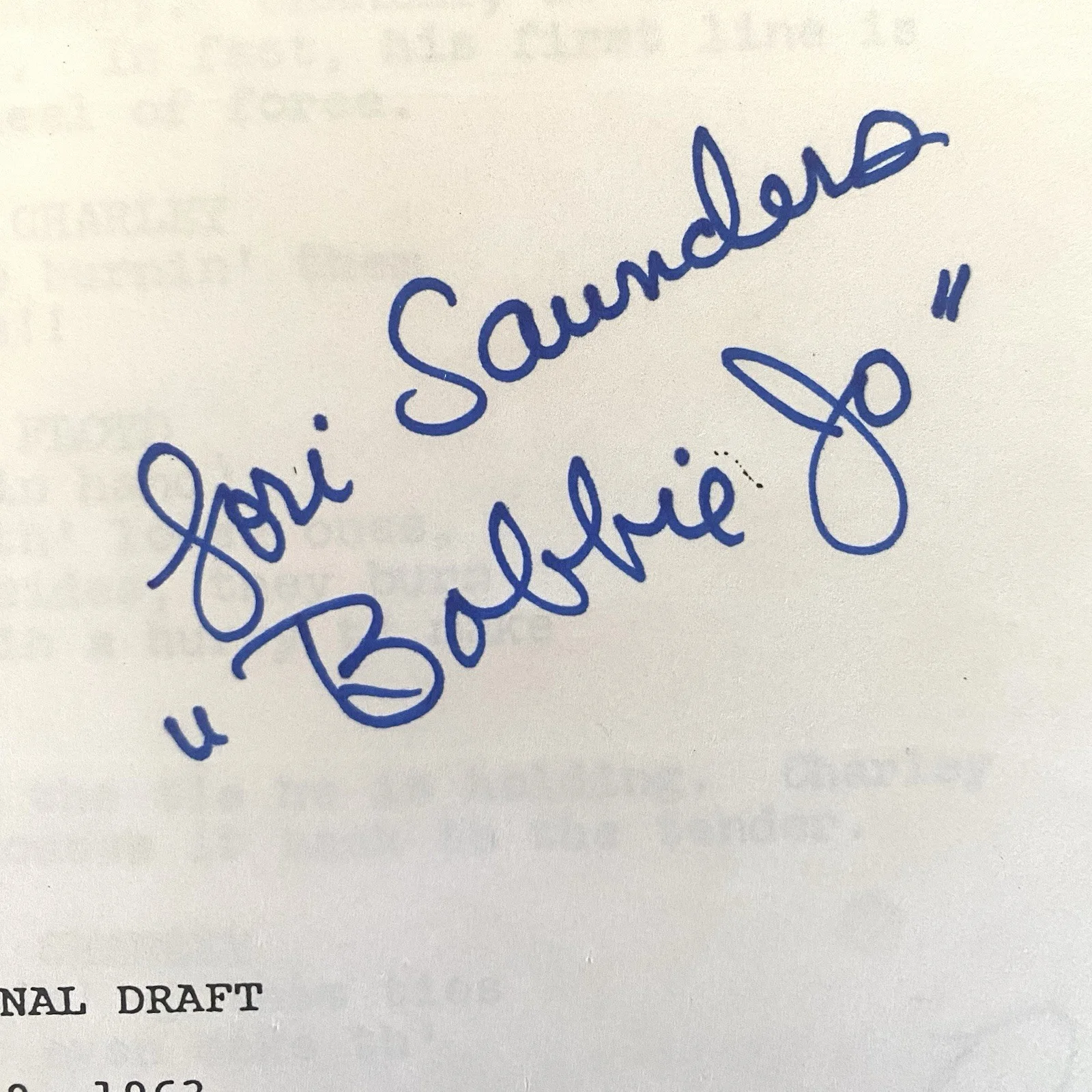 LInda Kaye Henning, Lori Saunders, Gunilla Hutton — PETTICOAT JUNCTION Autographed Script: S1E5 “The Courtship Of Floyd Smoot”, изображение 4