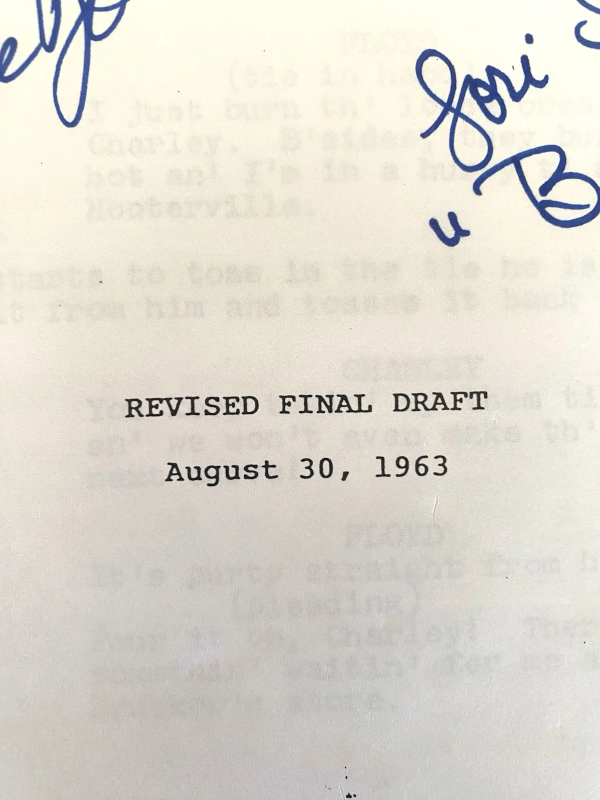 LInda Kaye Henning, Lori Saunders, Gunilla Hutton — PETTICOAT JUNCTION Autographed Script: S1E5 “The Courtship Of Floyd Smoot”, изображение 5