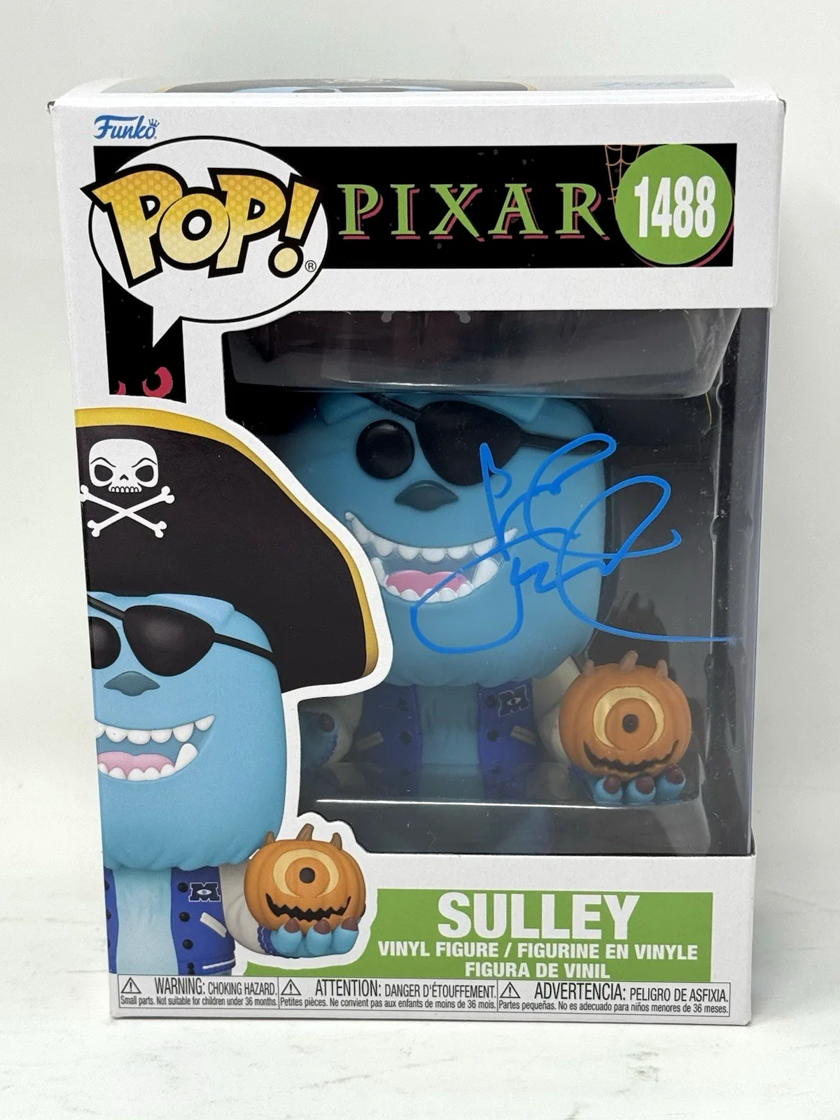 John Goodman — John Goodman Signed Monsters, Inc. Sulley Funko Pop Disney Pixar Autograph BAS, изображение 2
