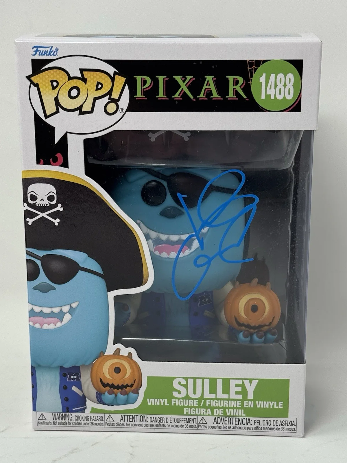 John Goodman — John Goodman Signed Monsters, Inc. Sulley Funko Pop Disney Pixar Autograph BAS, изображение 4