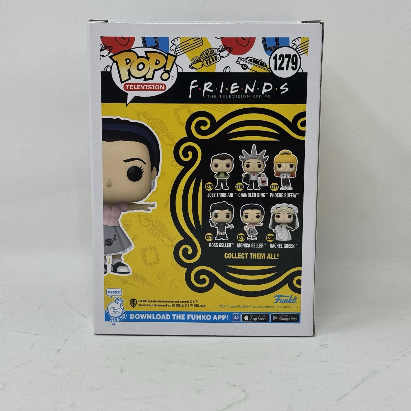 Courteney Cox — Courteney Cox Signed Friends Monica Geller Funko Pop #1279 Autograph Beckett COA, изображение 4