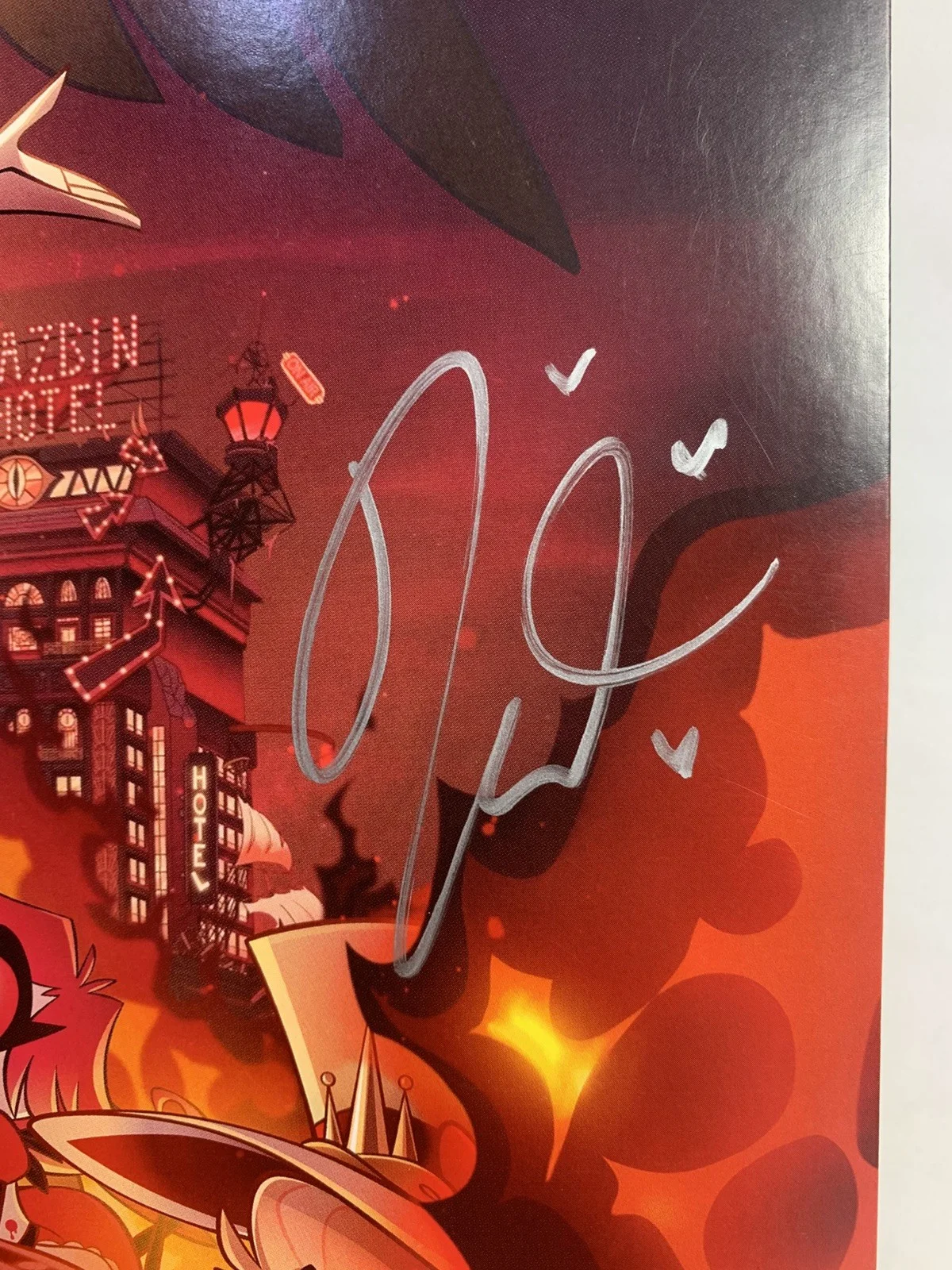 Amir Talai, Blake Roman, Krystina Alabado, Vivienne Medrano — HAZBIN HOTEL CAST X4 Signed LIMITED EDITION Season 1 VINYL RECORD, изображение 5