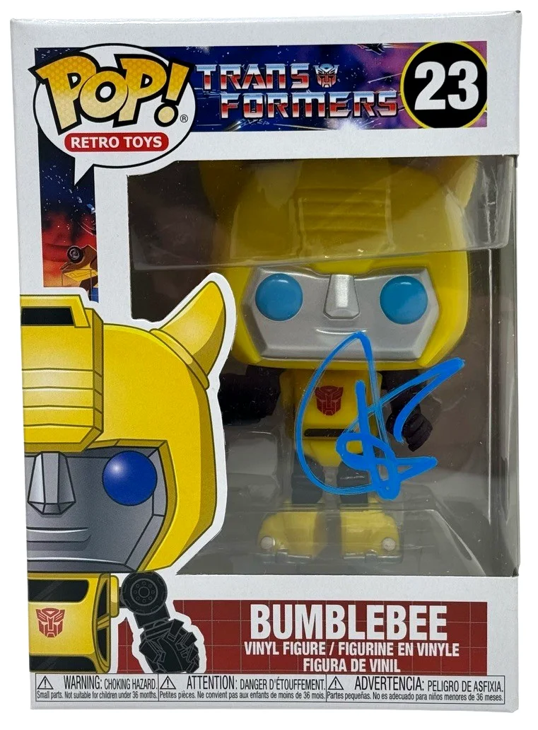 Shia LaBeouf — Shia LaBeouf Signed Autograph Transformers Bumblebee Funko Pop! #23 Beckett COA