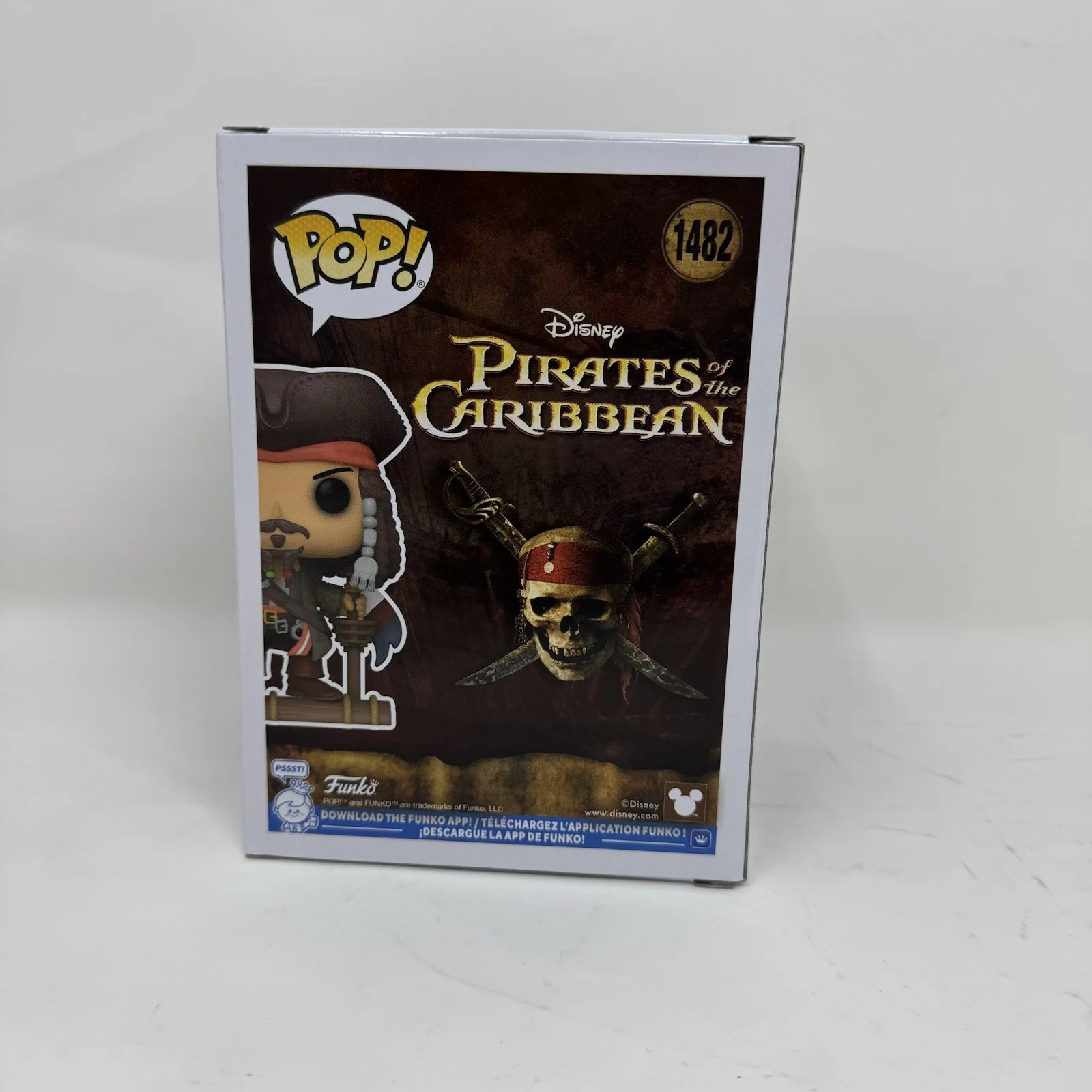 Johnny Depp — Johnny Depp Signed Jack Sparrow Funko Pop Pirates of the Caribbean #1482 Beckett, изображение 4