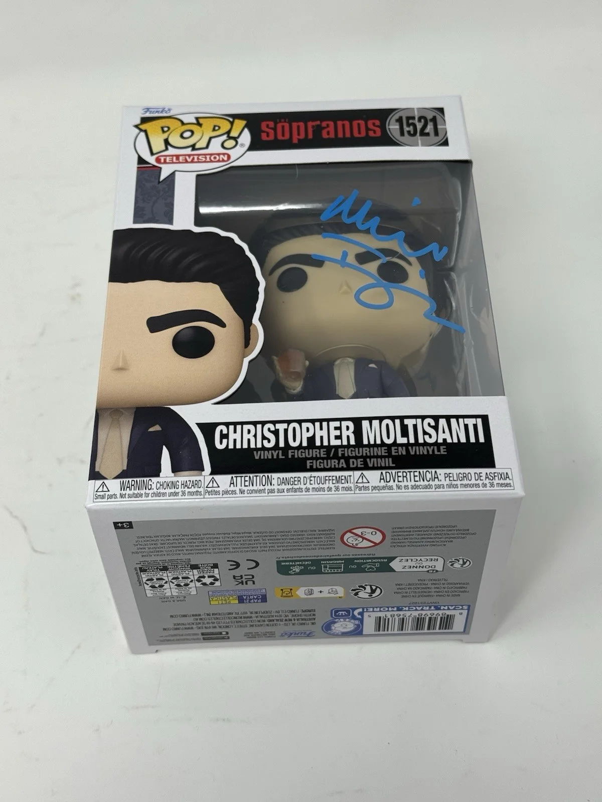 Michael Imperioli — Michael Imperioli Signed The Sopranos Christopher Moltisanti Funko Pop BAS COA, image 4