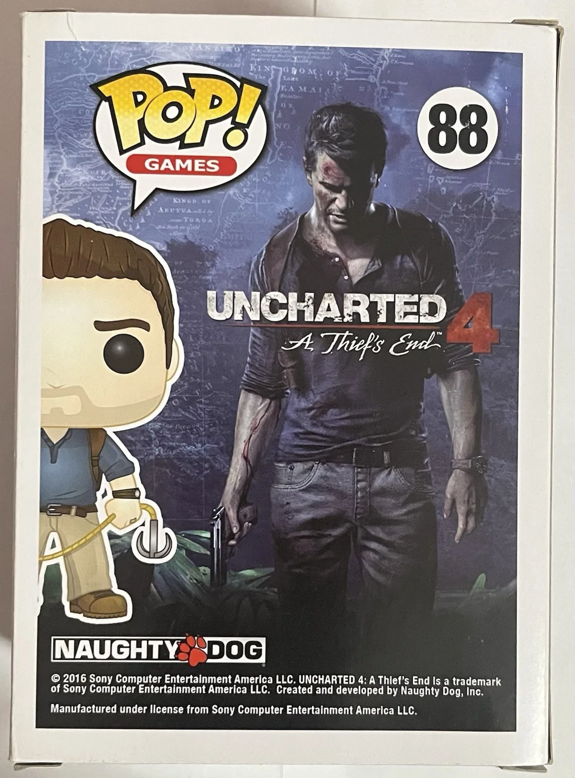 Nolan North — Nolan North Signed Nathan Drake Uncharted Funko Pop With Quote w/ JSA COA, изображение 5
