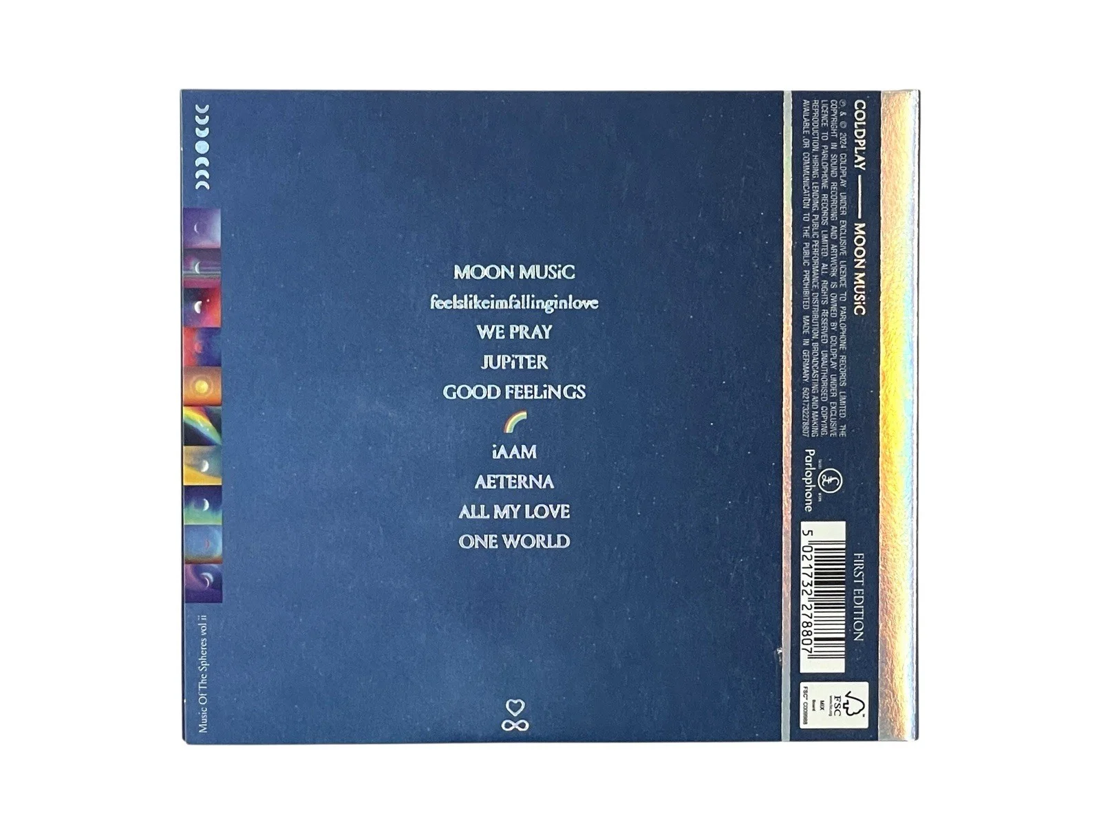Coldplay Band Signed Autographed Moon Music Photo Card + CD Chris Martin JSA 🎙️, image 4