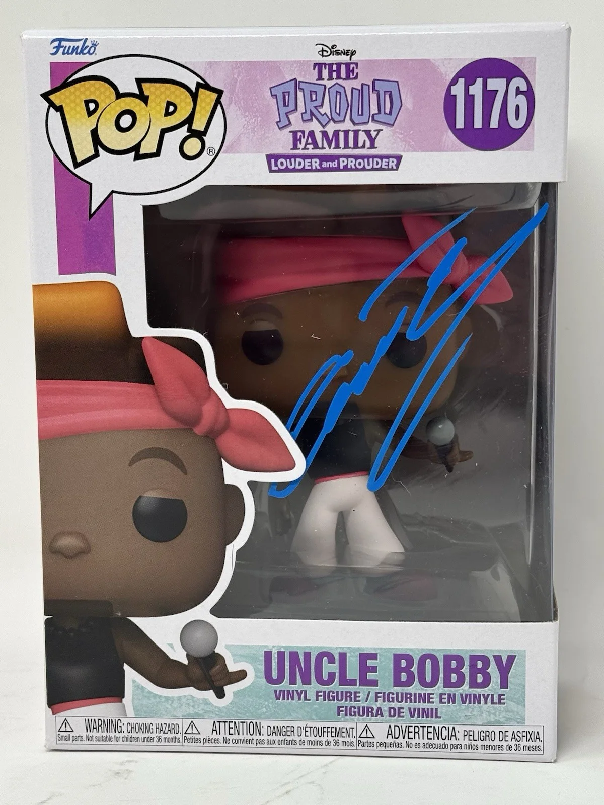 Cedric The Entertainer — Cedric the Entertainer Signed The Proud Family Uncle Bobby Funko Pop 1176 ACOA, изображение 2