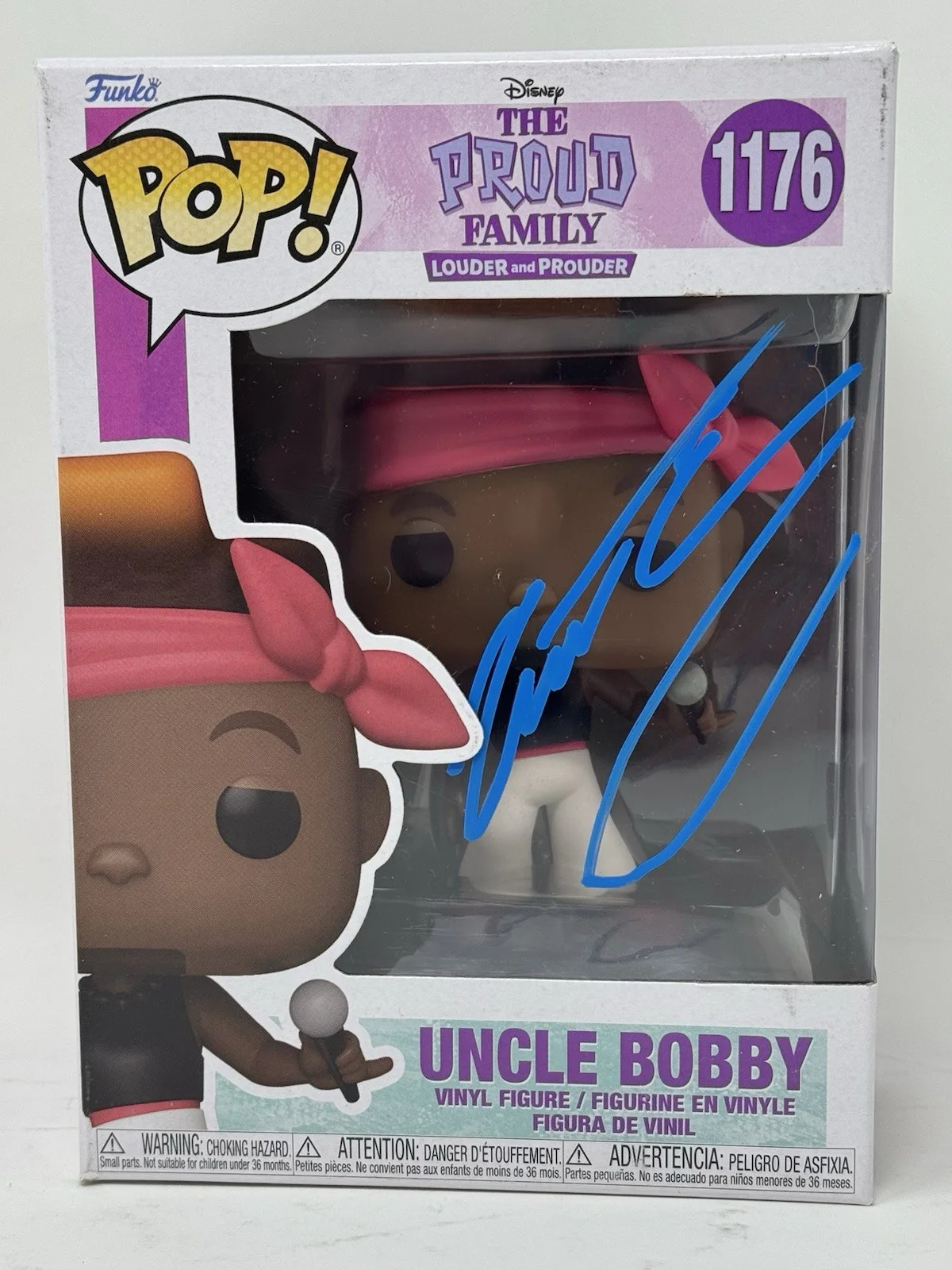Cedric The Entertainer — Cedric the Entertainer Signed The Proud Family Uncle Bobby Funko Pop 1176 ACOA, изображение 4
