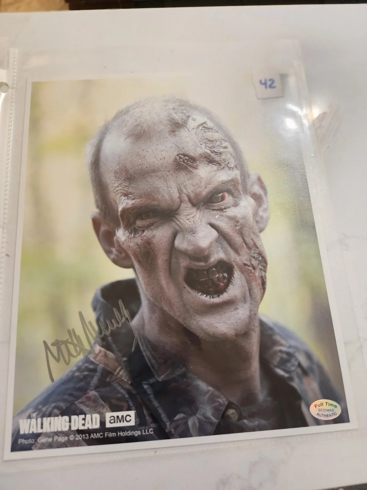 AMC TV SHOW Walking Dead SIX Autographed 8x10 COA JSA - 6 INCLUDED, изображение 3
