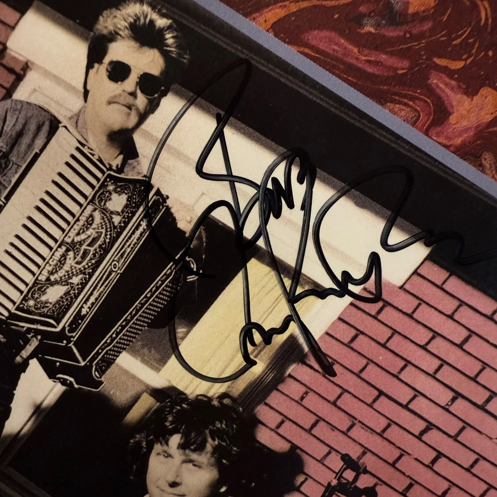 NITTY GRITTY DIRT BAND "Workin' Band" AUTOGRAPHED TO MIRO by 4 - PROMO STAMP NM!, изображение 2