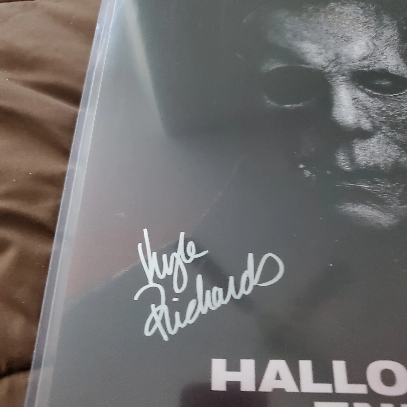 Halloween Ends Kyle Richards Signed 12x18 Poster Beckett Authentication, image 3