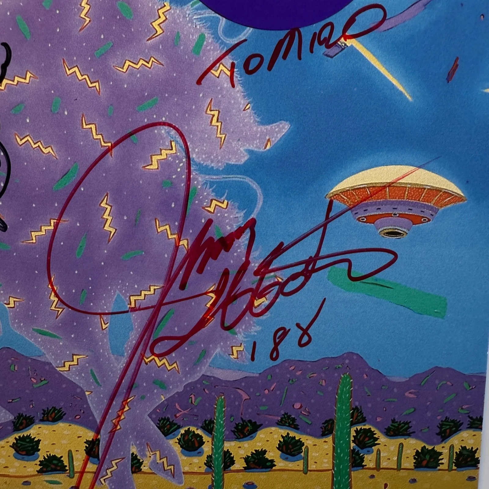 NITTY GRITTY DIRT BAND "Hold On" AUTOGRAPHED TO MIRO by all GOLD PROMO STAMP NM!, изображение 2
