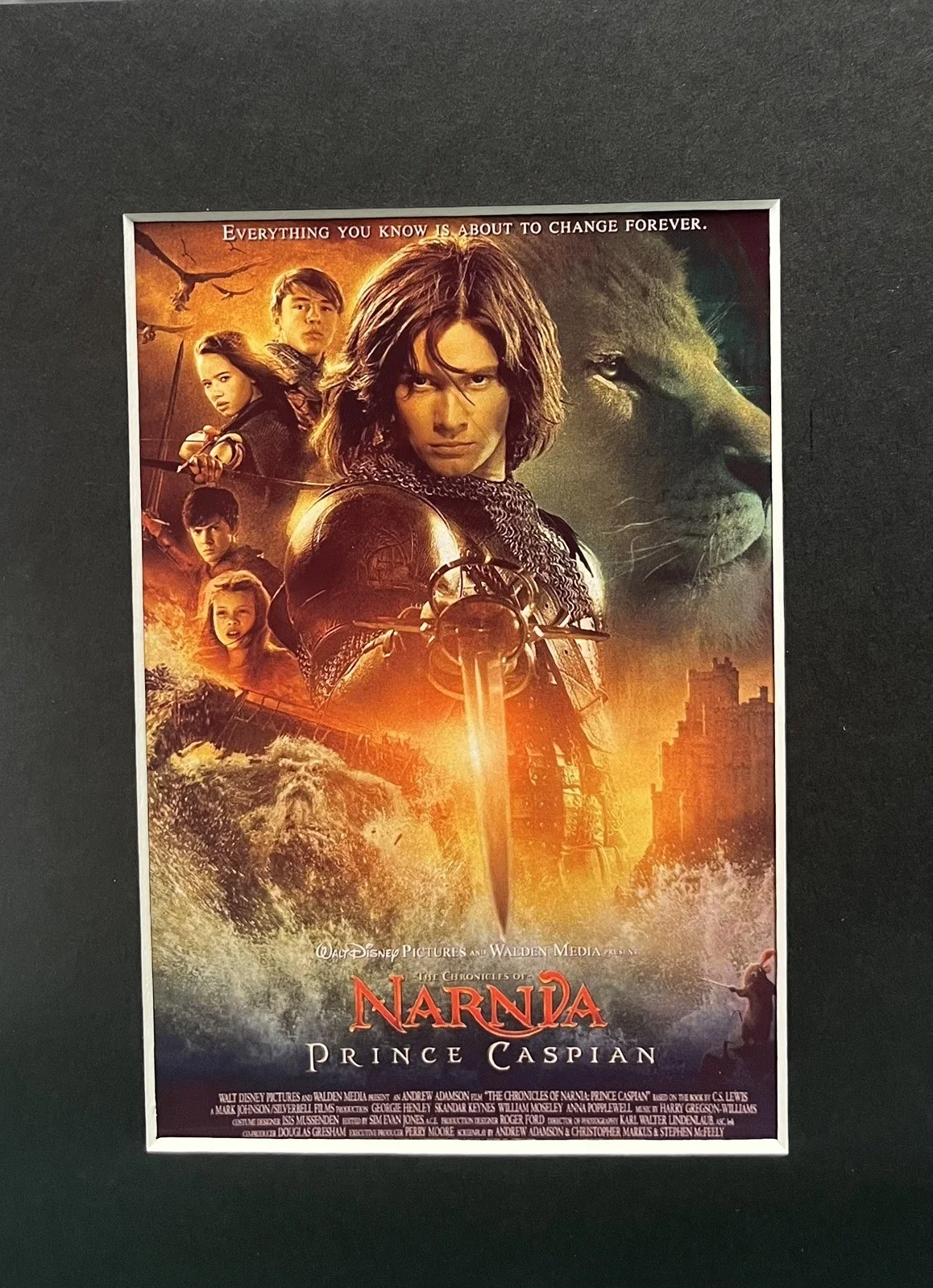 THE CHRONICLES OF NARNIA Prince Caspian . 35mm Film Cell MOUNTED Display, изображение 3