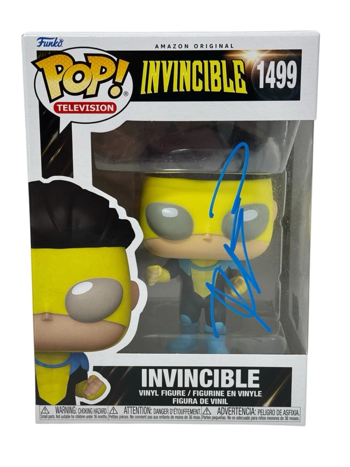 Robert Kirkman — Robert Kirkman Invincible Signed Autograph Invincible Funko Pop 1499 Beckett COA